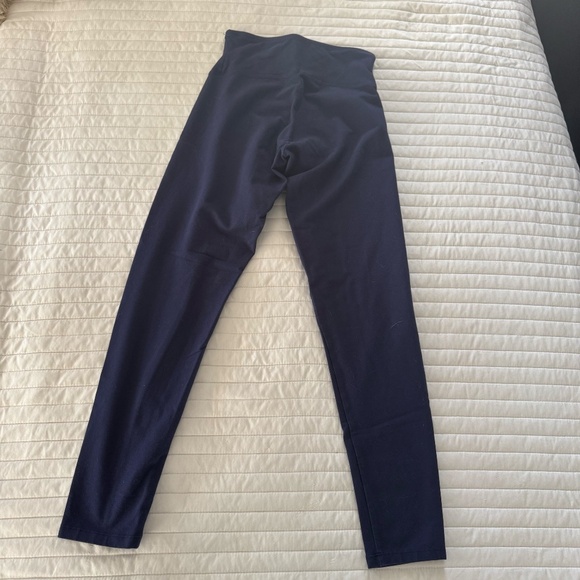 Yummie Yoga Leggings Bundle – Small – Navy Solid & Snake Print – Full Length - Picture 7 of 9